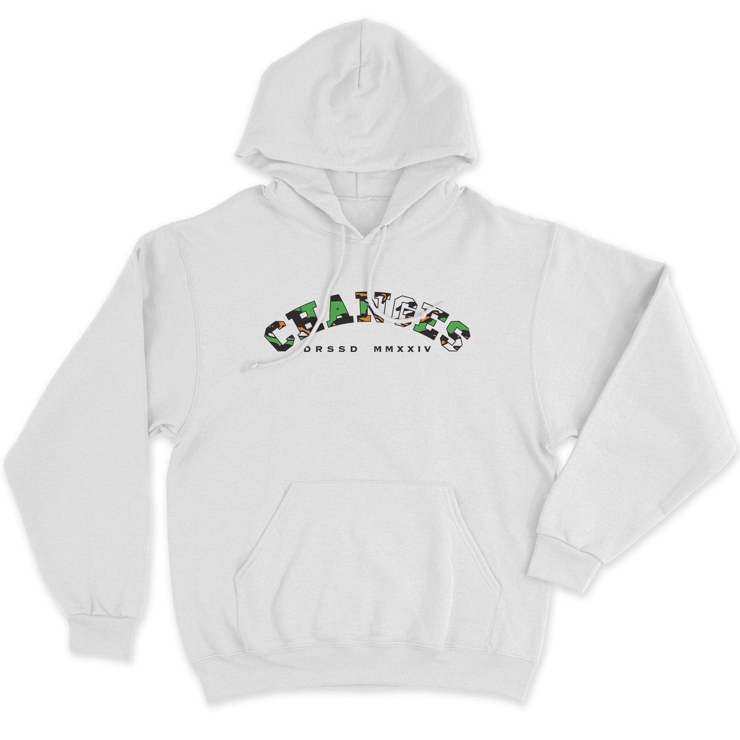 CHANGES WHITE HOODIE