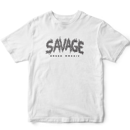 SAVAGE WHITE T-SHIRT