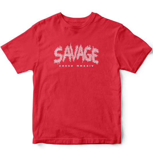 SAVAGE RED T-SHIRT