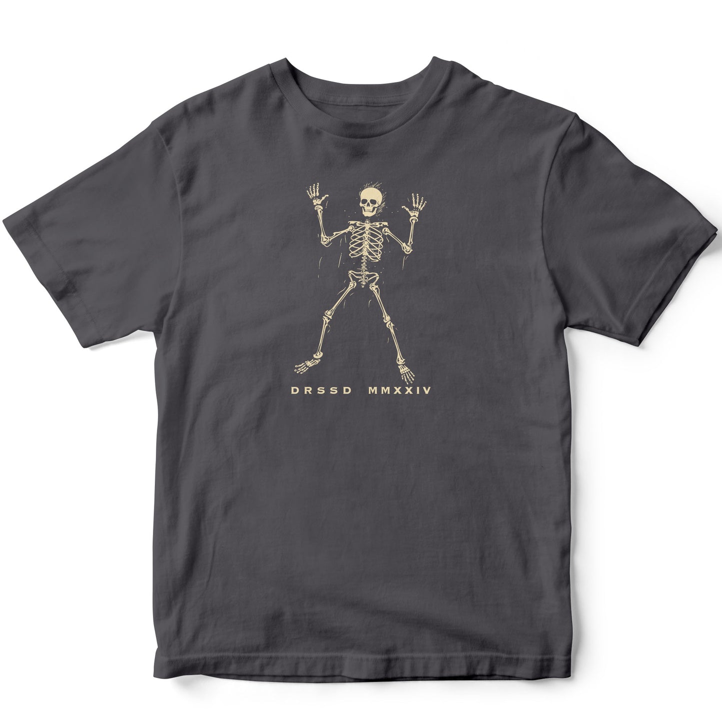 SCARELETON GREY T-SHIRT