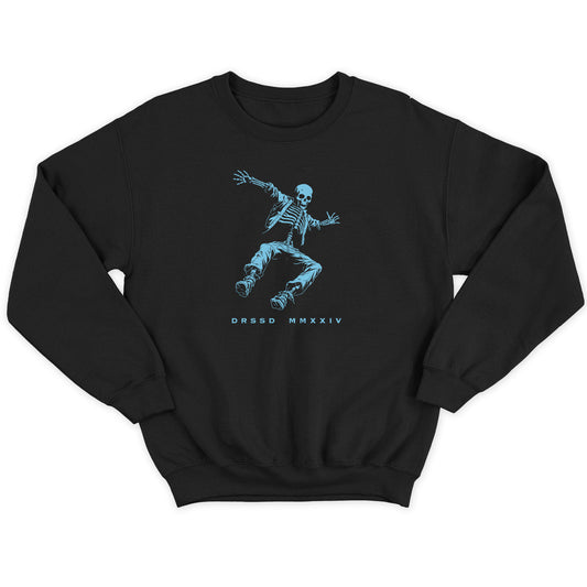 SKELEFALL BLACK SWEATSHIRT